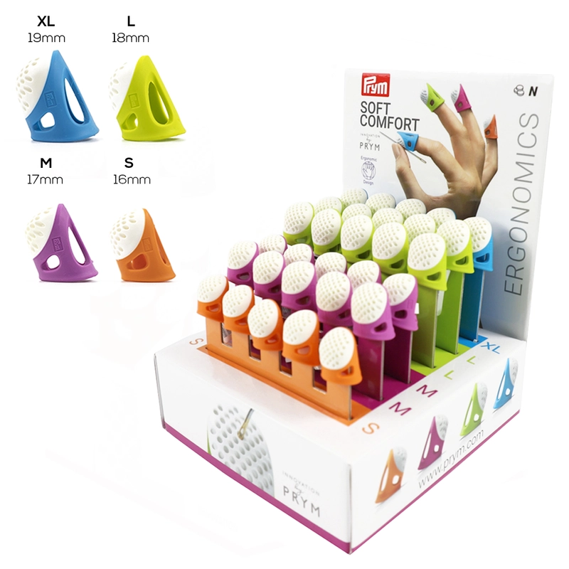 Dedal ergonómico Soft Comfort para costura