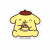 Pompompurin saborea su postre con cereza