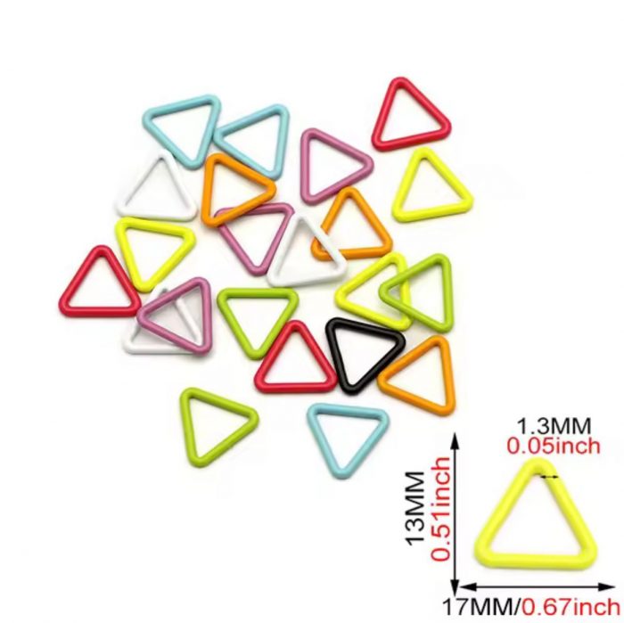 Marcadores de Puntos en Forma de Triángulo (30 piezas)