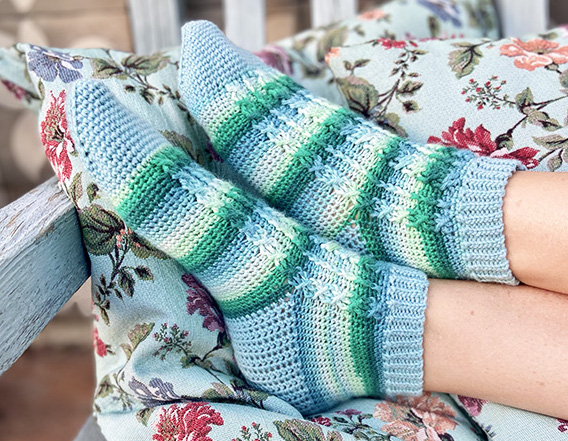 Taller de calcetines a crochet con Own Style DIY