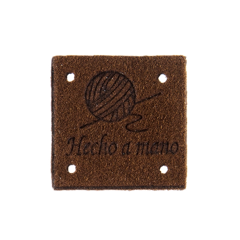 Etiqueta «Hecho a mano» para coser 2,5 cm - Imagen 3
