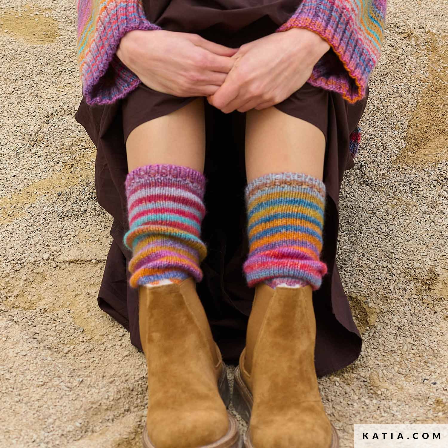 Revista Katia Azteca Fine Socks 1 - Imagen 20
