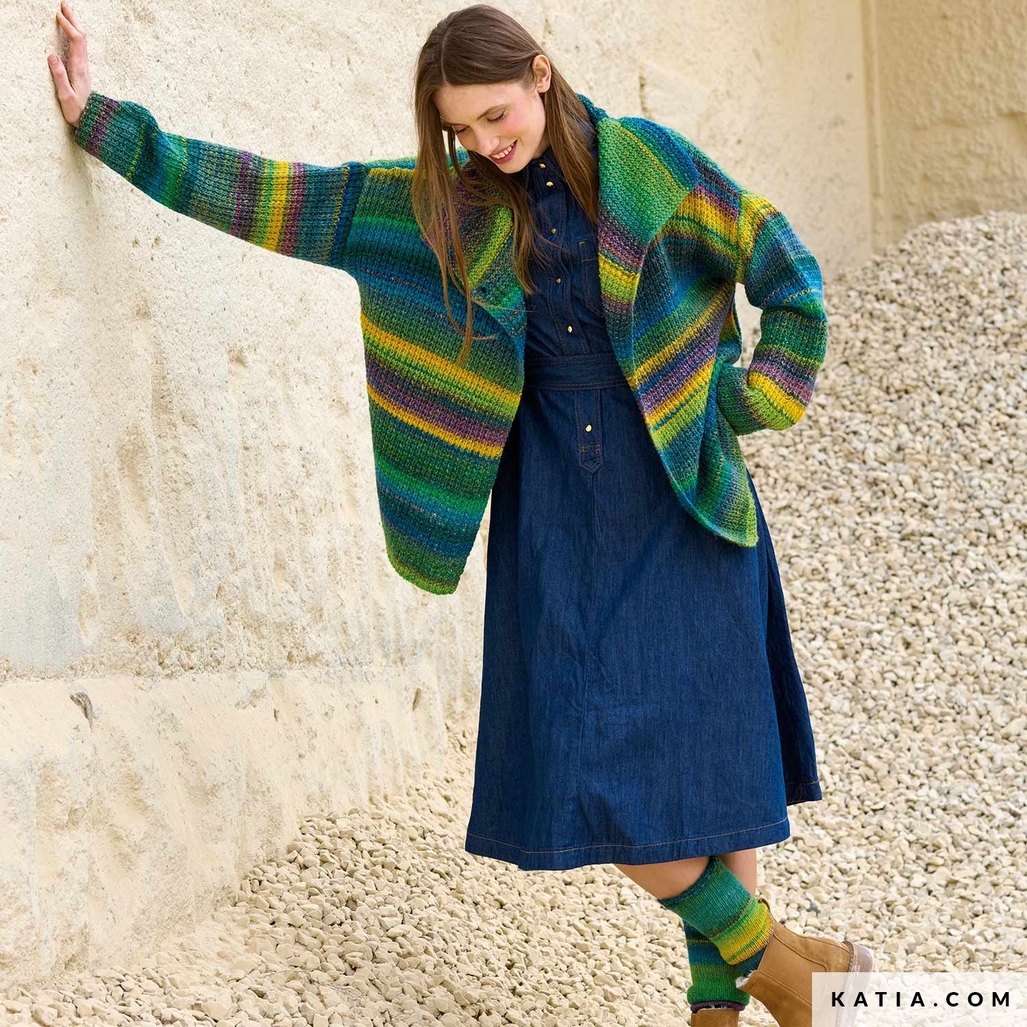 Revista Katia Azteca Fine Socks 1 - Imagen 7