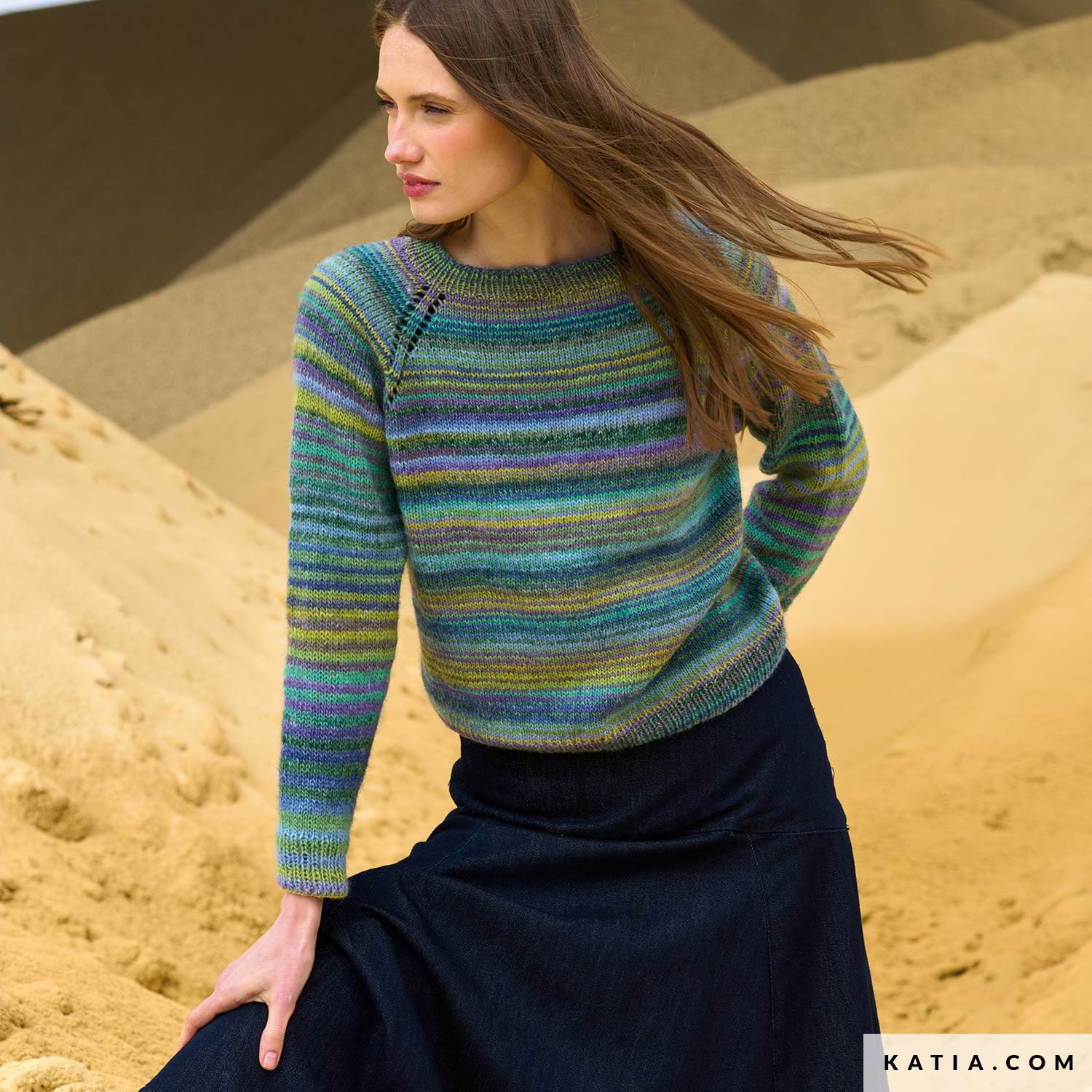 Revista Katia Azteca Fine Socks 1 - Imagen 2